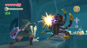 The Legend of Zelda - Skyward Sword screen shot game playing